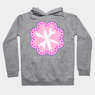 Bitz and Bob logo shirt - Steam pink style Hoodie